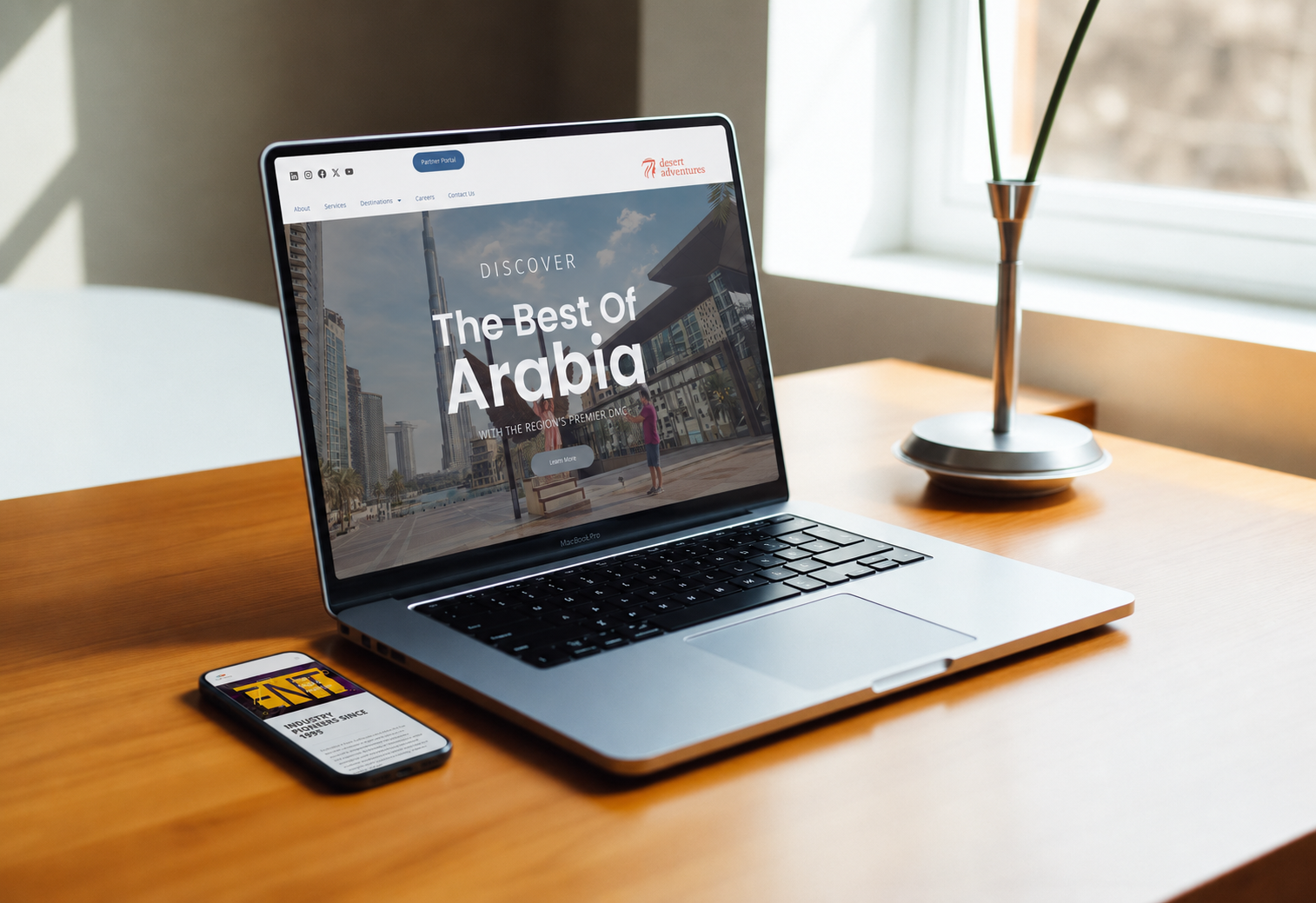 Digital platform interface mockups